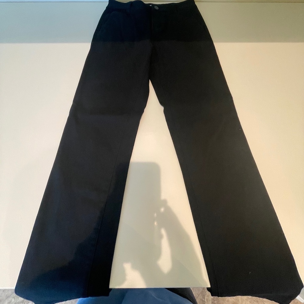 RSQ Boys Black Straight Chino Pants, Size 14